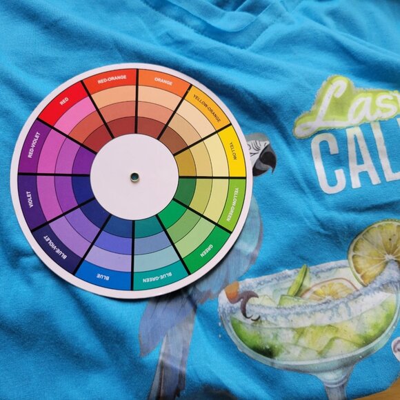 Womens Top 3XL Plus Tee Parrot Margarita Blue Last Call Raglan Sleeve BLU1E - Picture 9 of 9